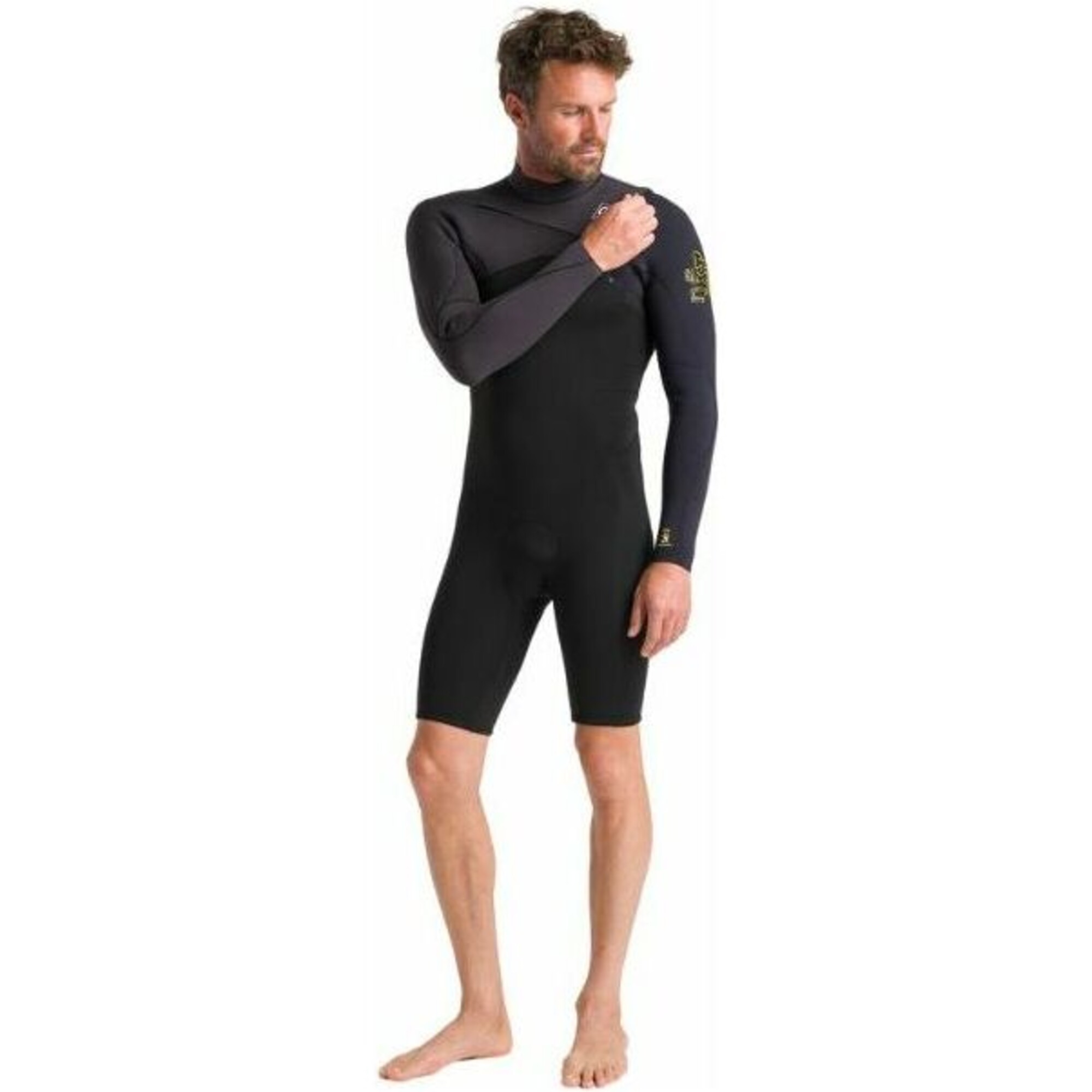 2024 CSkins Mens Session Long Sleeve 3/2mm GBS Chest Zip Shorty